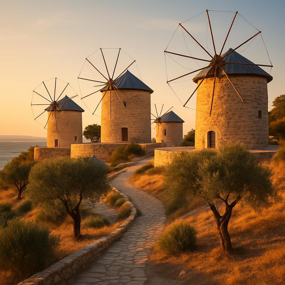 Alaçatı Windmills